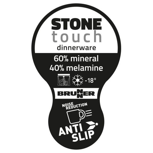 Brunner Silwy Geschirrset Dolomit magnetisch blau